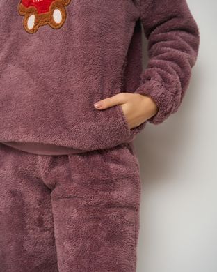Теплий жіночий костюм з капюшоном ВелюрСофт - Ведмедик Тедді Фото товару - Інтернет-магазин Zaragoza