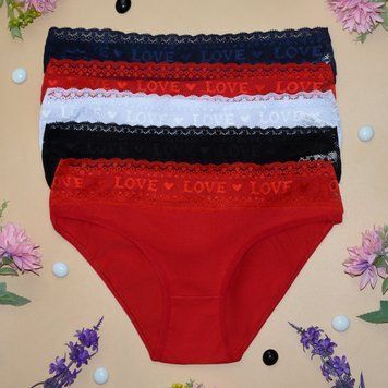 Трусики женские (5 штук) батал 524007 2XL