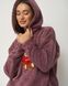 Тёплый женский костюм с капюшоном ВелюрСофт - Мишка Тедди Фото товара 7 из 13