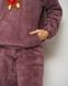 Тёплый женский костюм с капюшоном ВелюрСофт - Мишка Тедди Фото товара 8 из 13
