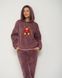 Тёплый женский костюм с капюшоном ВелюрСофт - Мишка Тедди Фото товара 4 из 13