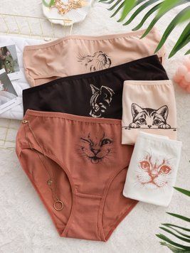 Трусики набори (5 шт. в упаковці батал) 124748 2XL