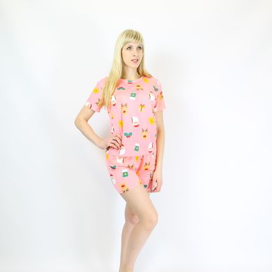 Пижама женская с Новогодним принтом P06-3 2XL Фото товара - Интернет-магазин Zaragoza