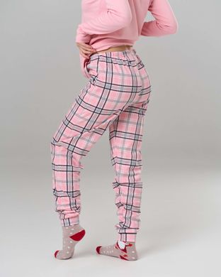 Жіночий комплект зі штанами в клітинку - Лисичка - Інтерлок Фото товару - Інтернет-магазин Zaragoza