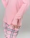 Жіночий комплект зі штанами в клітинку - Лисичка - Інтерлок Фото товару 4 з 5