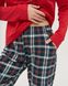 Жіноча піжама зі штанами в клітинку - Life - Family look для пари Фото товару 4 з 10