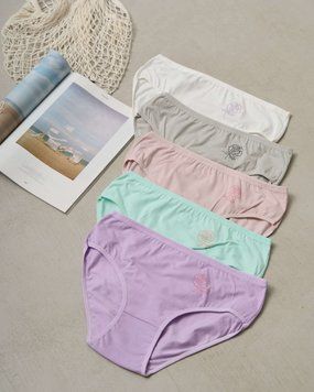 Батальные трусики пастельные с розой, На фото, 2xl