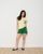 Жіночий комплект із зеленими шортиками - імітація кишені Фото товару - Інтернет-магазин Zaragoza