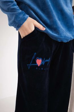 Костюм жіночий велюровий - I need love Фото товару - Інтернет-магазин Zaragoza