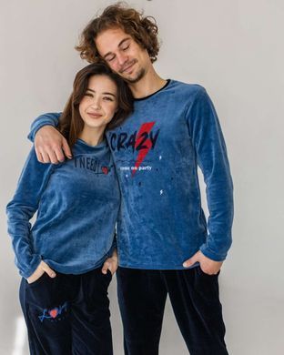 Костюм жіночий велюровий - I need love Фото товару - Інтернет-магазин Zaragoza