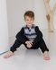 Підлітковий комплект на хлопчика зі штанами - смугастий Фото товару 3 з 6