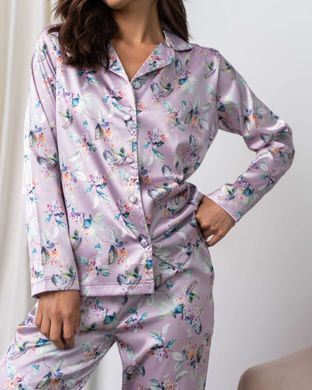 Женская пижама на пуговицах - лавандовая нежность Фото товара - Интернет-магазин Zaragoza