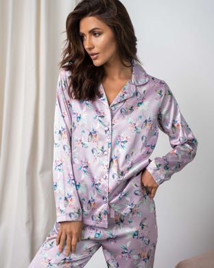 Женская пижама на пуговицах - лавандовая нежность Фото товара - Интернет-магазин Zaragoza