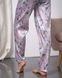 Жіноча піжама на ґудзиках - лавандова ніжність Фото товару 9 з 9