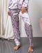 Жіноча піжама на ґудзиках - лавандова ніжність Фото товару 6 з 9