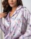 Женская пижама на пуговицах - лавандовая нежность Фото товара 4 из 9
