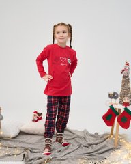 Пижама на девочку со штанами - Peace,Love,Wish - Family look для семьи