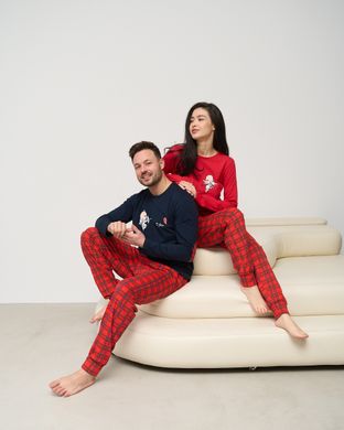 Жіночий комплект зі штанами - Купідончик - Family look для пари Фото товару - Інтернет-магазин Zaragoza