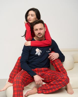Жіночий комплект зі штанами - Купідончик - Family look для пари Фото товару - Інтернет-магазин Zaragoza