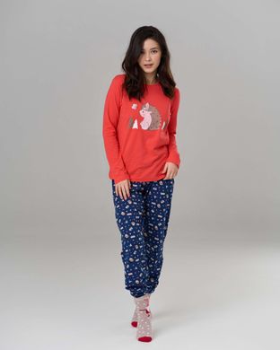 Жіночий комплект зі штанами - Їжачок- Family look мама/донька Фото товару - Інтернет-магазин Zaragoza