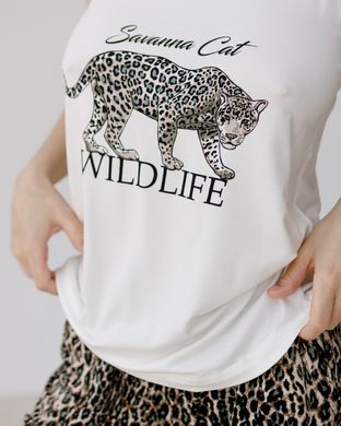 Женский комплект с майкой и шортами - леопард Фото товара - Интернет-магазин Zaragoza