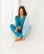 Женский комплект со штанами Ozkan - бирюзовый Фото товара 4 из 4