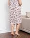 Сорочка на широких бретельках Plus Size - Квіти - Віскоза Молочний 2xl Фото товару 6 з 7