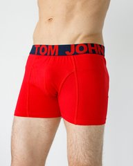 Труси-шорти чоловічі однотонні - Tom John - червоні Фото товару - Інтернет-магазин Zaragoza