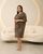 Жіноча туніка вільного крою - леопард - Plus Size 2xl