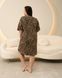 Жіноча туніка вільного крою - леопард - Plus Size 2xl Фото товару 5 з 7