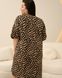 Жіноча туніка вільного крою - леопард - Plus Size 2xl Фото товару 6 з 7