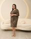 Жіноча туніка вільного крою - леопард - Plus Size 2xl Фото товару 1 з 7