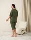 Женский комплект Plus Size с капри - Хаки Хаки 2xl Фото товара 7 из 7