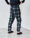 Чоловіча піжама зі штанами клітинка - ІНТЕРЛОК - Family look батько/син Фото товару 2 з 2