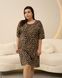 Жіноча туніка вільного крою - леопард - Plus Size 2xl Фото товару 2 з 7