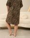 Жіноча туніка вільного крою - леопард - Plus Size 2xl Фото товару 7 з 7