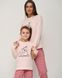Жіноча піжама зі штанами - Закоханий котик - Family look мама/донька Фото товару 9 з 10