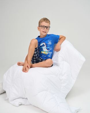 Комплект з шортами на хлопчика - Динозавр, Электрик, 3-4