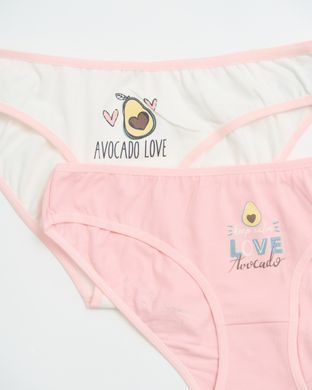 Трусики женские Avocado Love - пастельный микс l