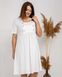 Сорочка для вагітних - біла з кольоровим горошком Фото товару 4 з 8