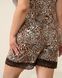 Пижама Plus Size с майкой и шортами Леопард - вискоза Коричневый 2xl Фото товара 7 из 9