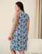 Віскозна сорочка з широкими бретельками - Plus Size Синій l Фото товару 8 з 8