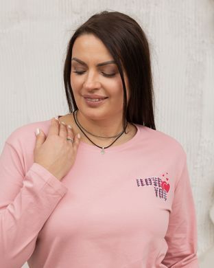 Батальний комплект зі штанами у сердечки, Рожевий, 2xl