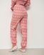 Жіночий костюм зі штанами ВелюрСофт+Фліс - зимовий візерунок Фото товару 9 з 10