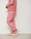 Женский костюм со штанами ВелюрСофт+Флис - зимний узор Фото товара 8 из 10