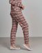 Жіноча піжама на ґудзиках зі штанами - Клітинка з метеликами Фото товару 5 з 8