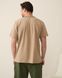 Мужской комплект с однотонными шортами - Plus Size Светло-коричневый 2xl Фото товара 6 из 6