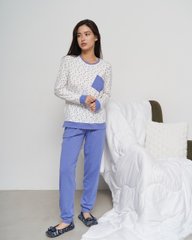 Женский комплект со штанами - синий карманчик Фото товара - Интернет-магазин Zaragoza