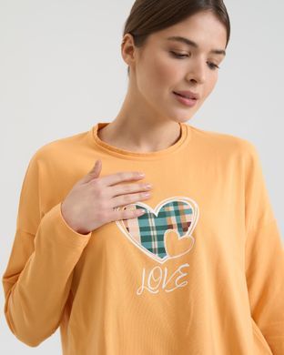 Жіночий комплект зі штанами у клітинку - Love Жовтий S Фото товару - Інтернет-магазин Zaragoza