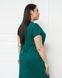 Жіноча туніка з коротким рукавом Plus Size - Feel great Темно-бірюзовий 2xl Фото товару 5 з 6